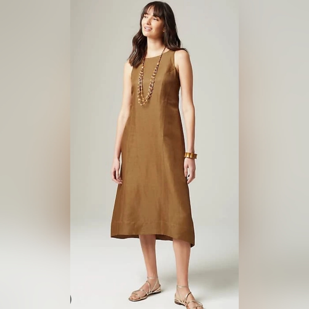 J Jill Elliptical Hem A Line Midi Dress Size Large